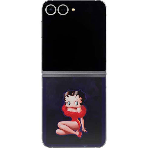 Betty Boop Red Dress Galaxy Z Flip6 Skin